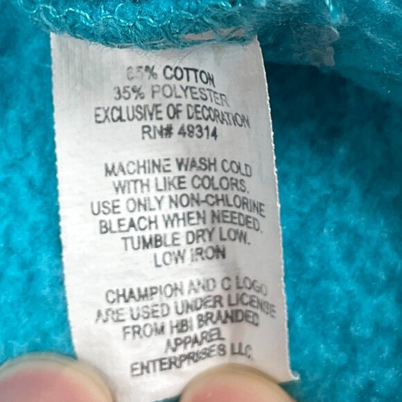 Champion Hoodie Youth XL "Great Lakes" Anchor - Blue / Turquoise - Picture 11 of 14